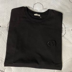 Black Cotton 'CD Icon' Logo T-Shirt
